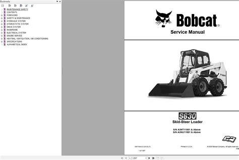 bobcat s630 service manual